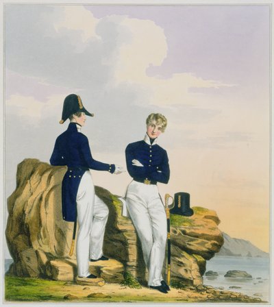 Midshipmen, plate 3 from 